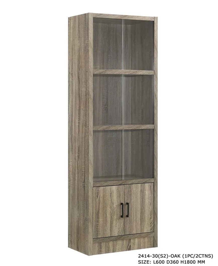 Jim 2ft Glass Door Multipurpose Cabinet