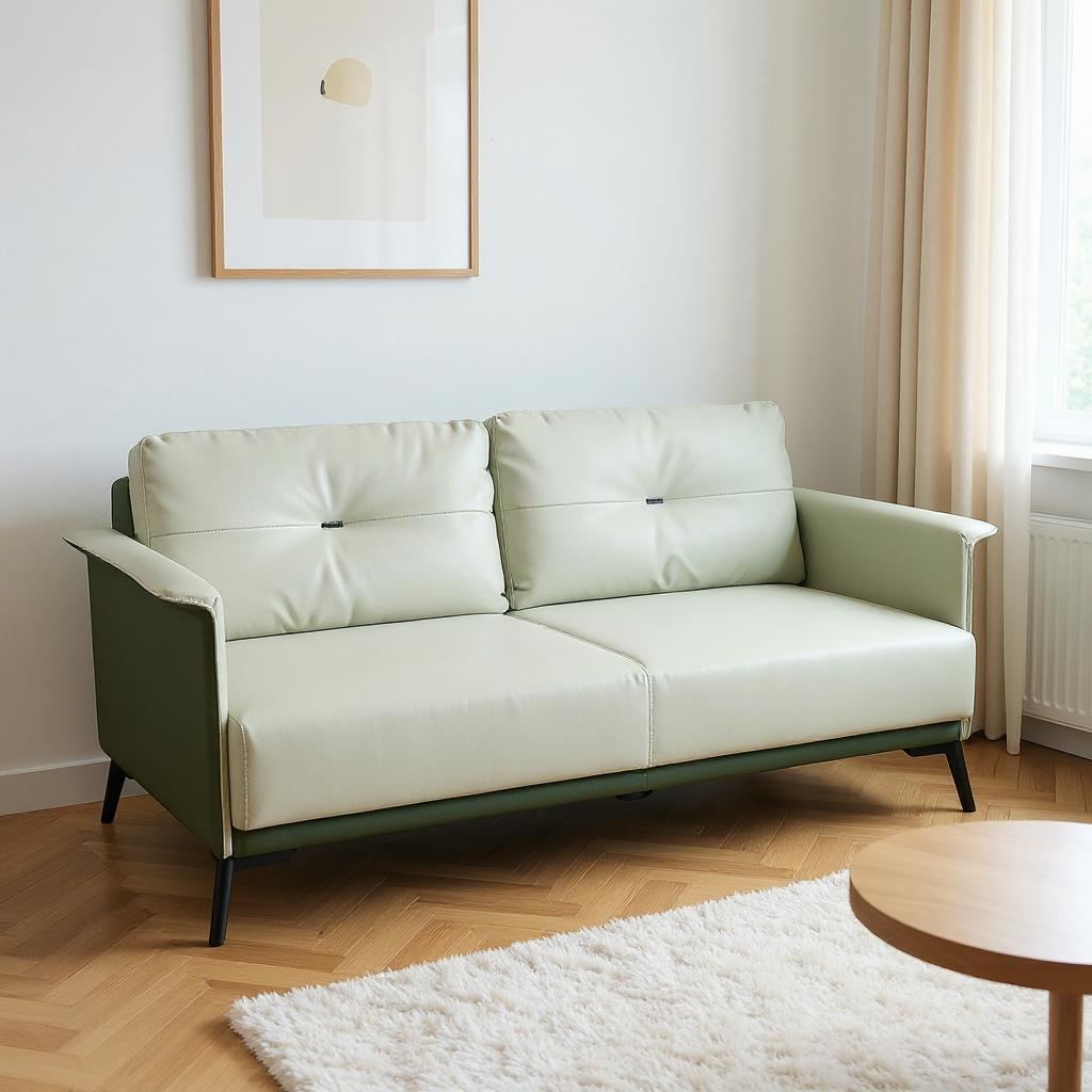 Jaxon Two Tone Leather Sofa