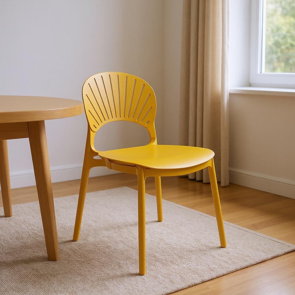 Jamir Stackable Plastic Chair