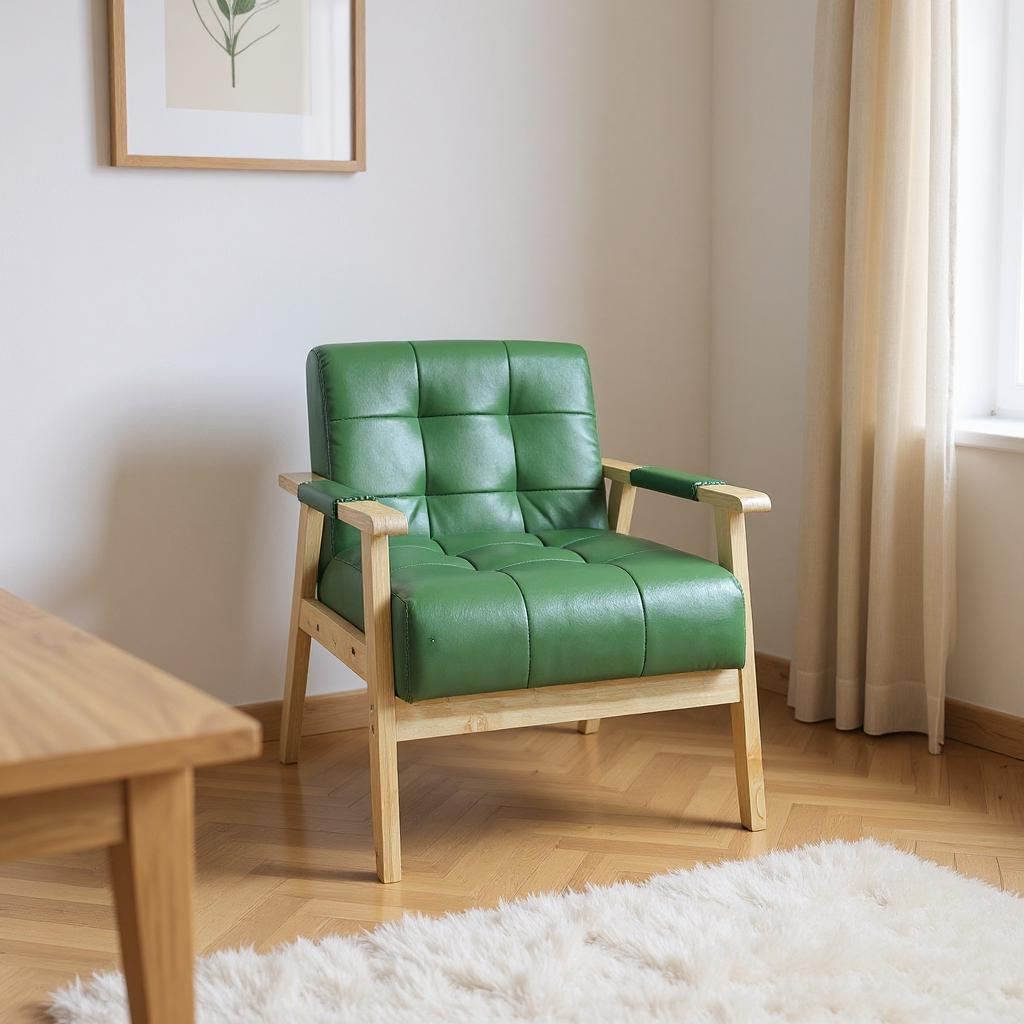 Retro Leather Sofa