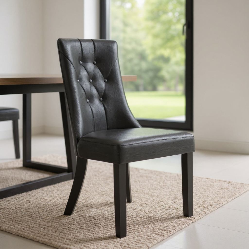 Comune Leather Dining Chair