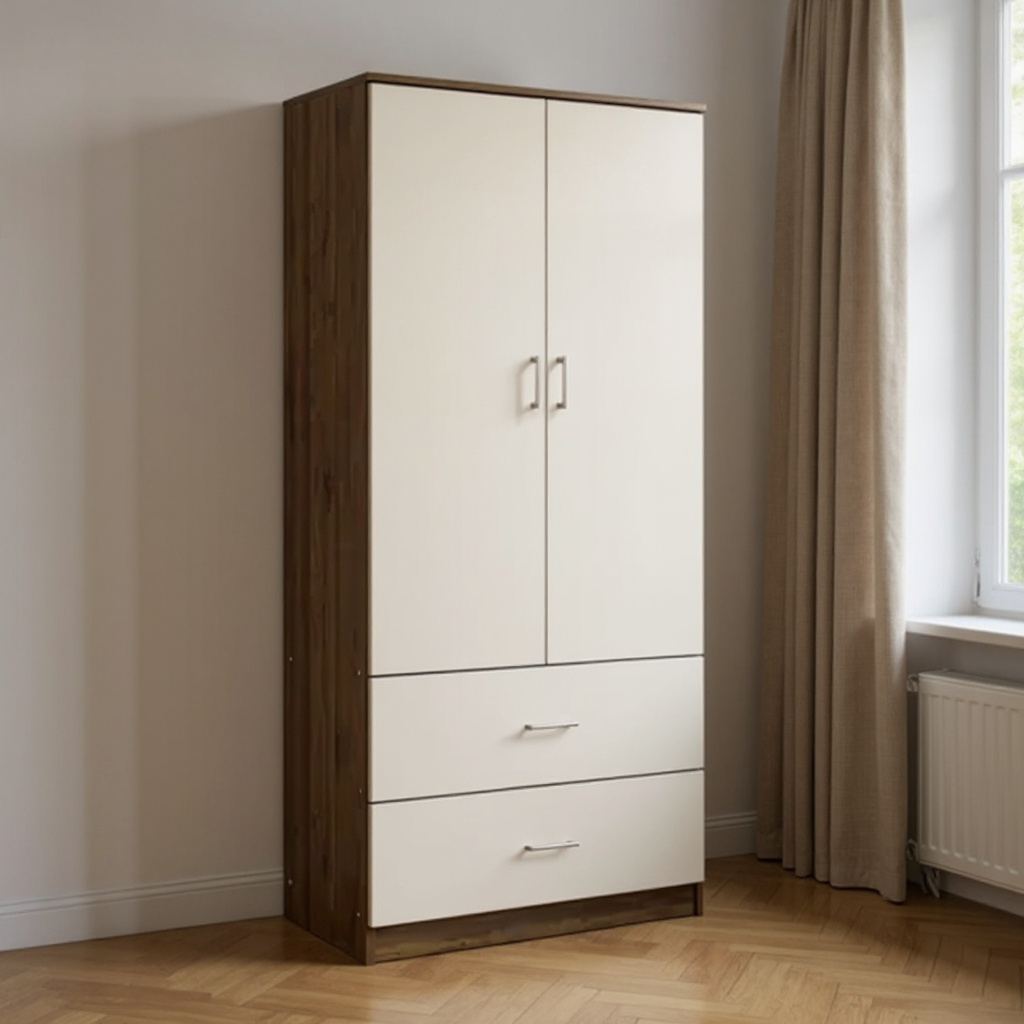 Jacob 2 Door 2 Drawer Wardrobe