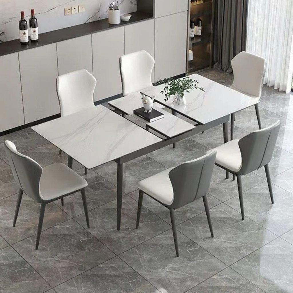 Petrizzi Extendable Dining Table 1.2m-1.5m (Pull to Extend)