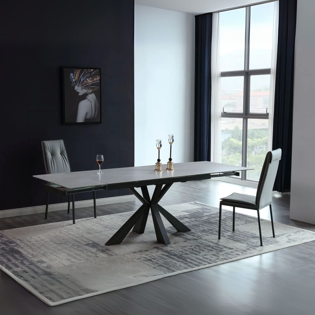 Sabini Extendable Dining Table 1.4m-2.0m (Side to Extend)