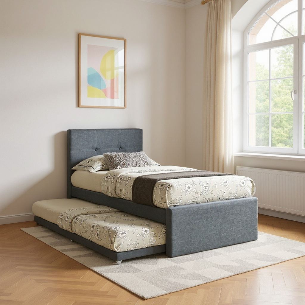 2 in 1 Pull Out Bed Frame + 2 pcs Essence Mattress