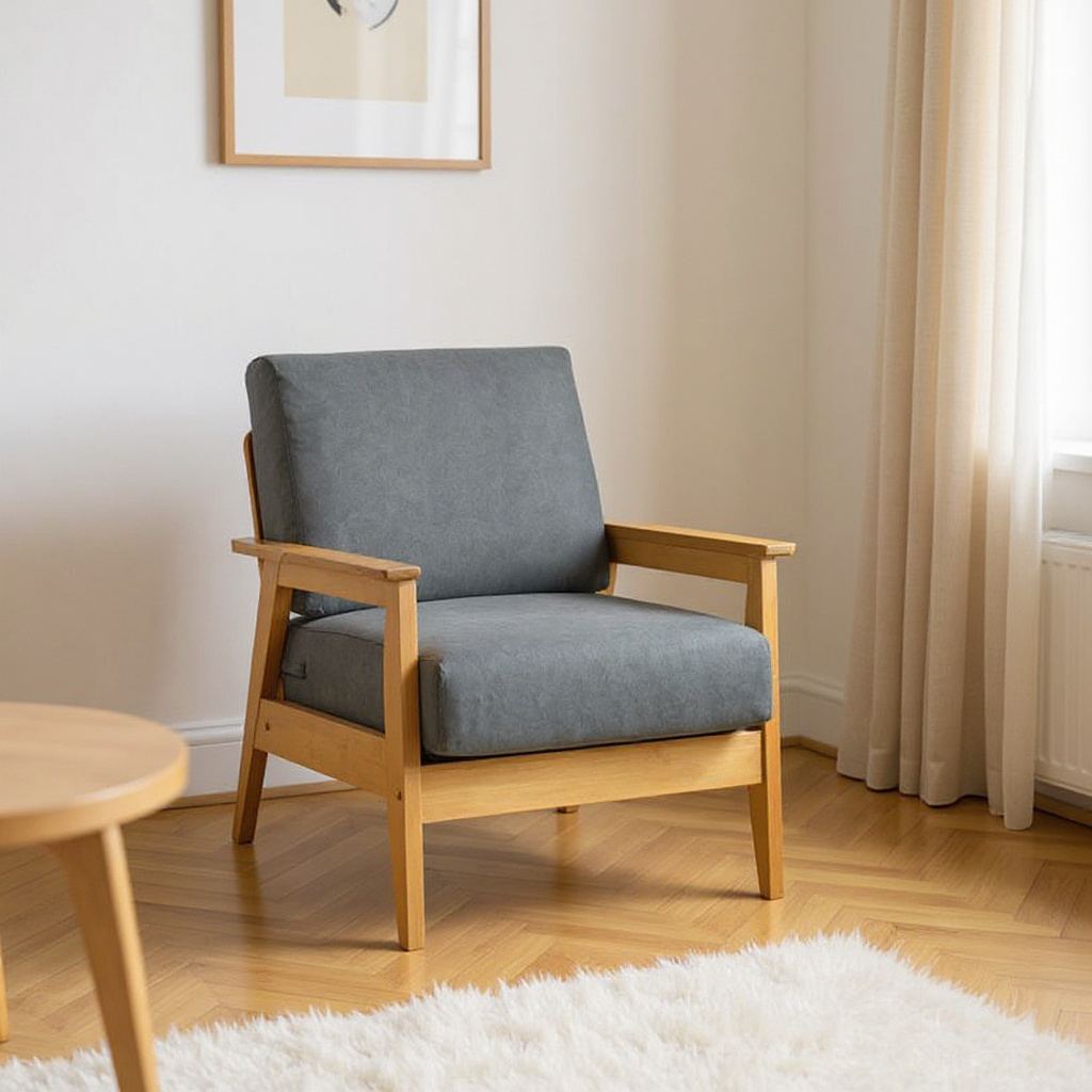 Orsaia Ash 1 Seater Sofa