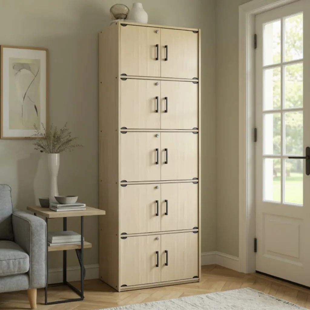 Jim 10 Door Multipurpose Cabinet