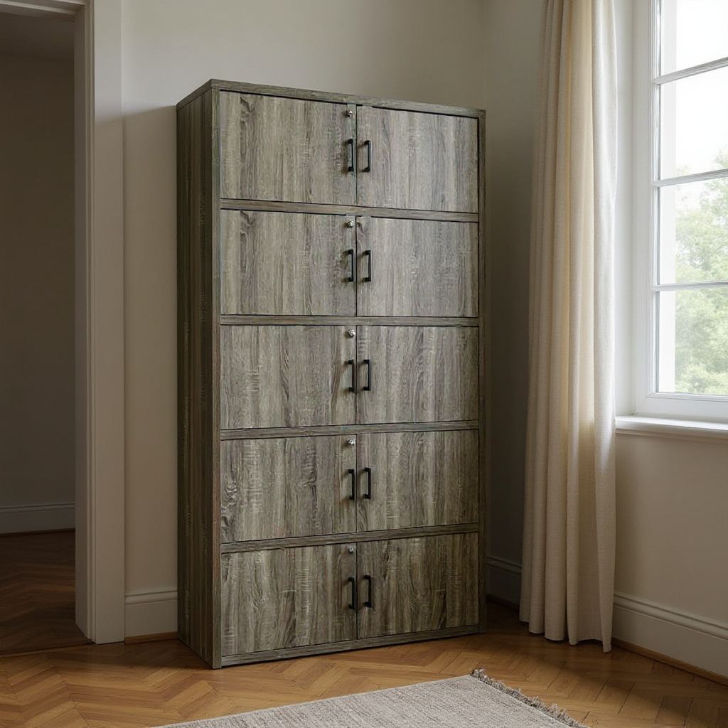 Jim 10 Door Multipurpose Cabinet 3.7ft