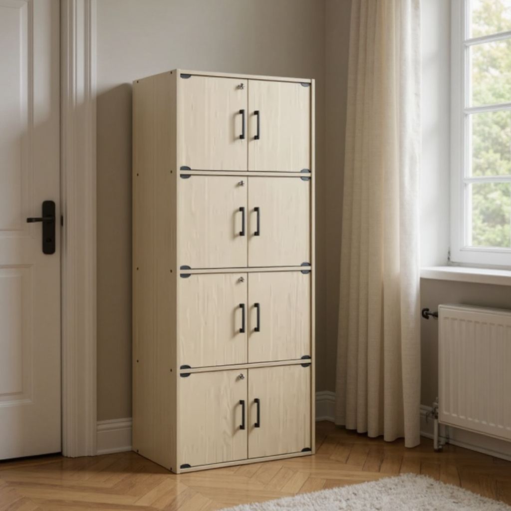 Jim 8 Door Multipurpose Cabinet