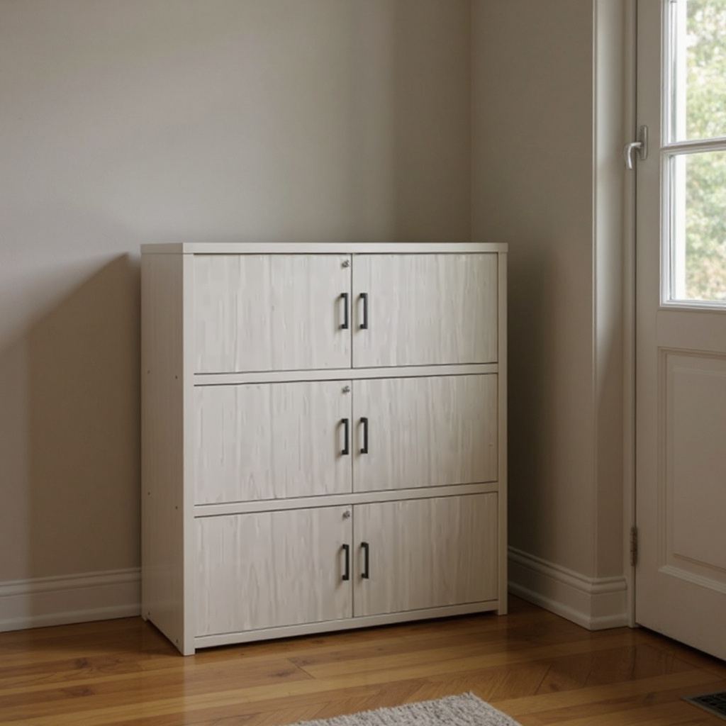 Jim 6 Door Multipurpose Cabinet 3.7ft