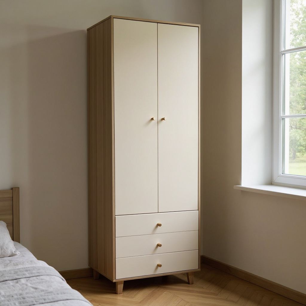 Rico 2 Door With Drawer Wardrobe