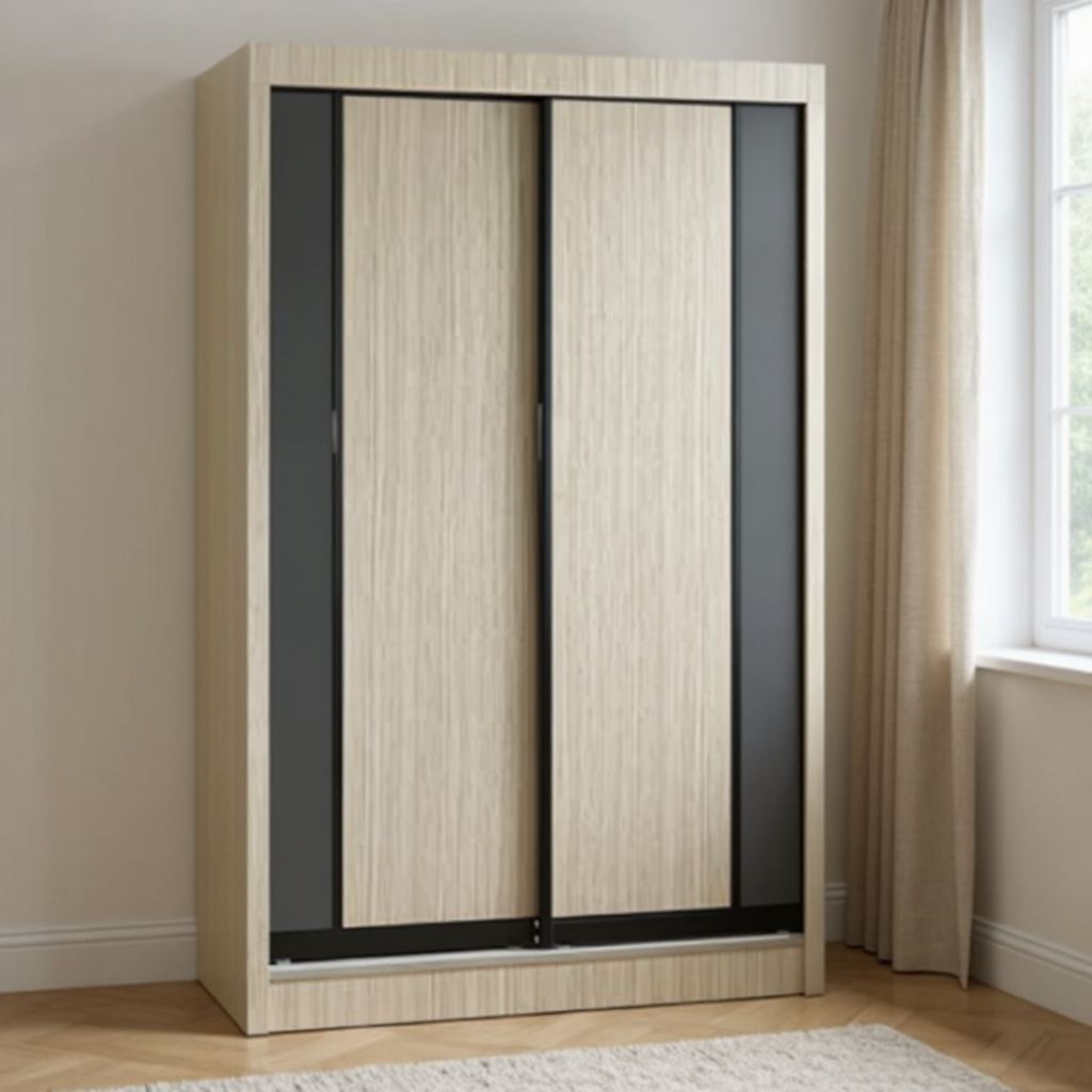 Essential 4ft Sliding Wardrobe A