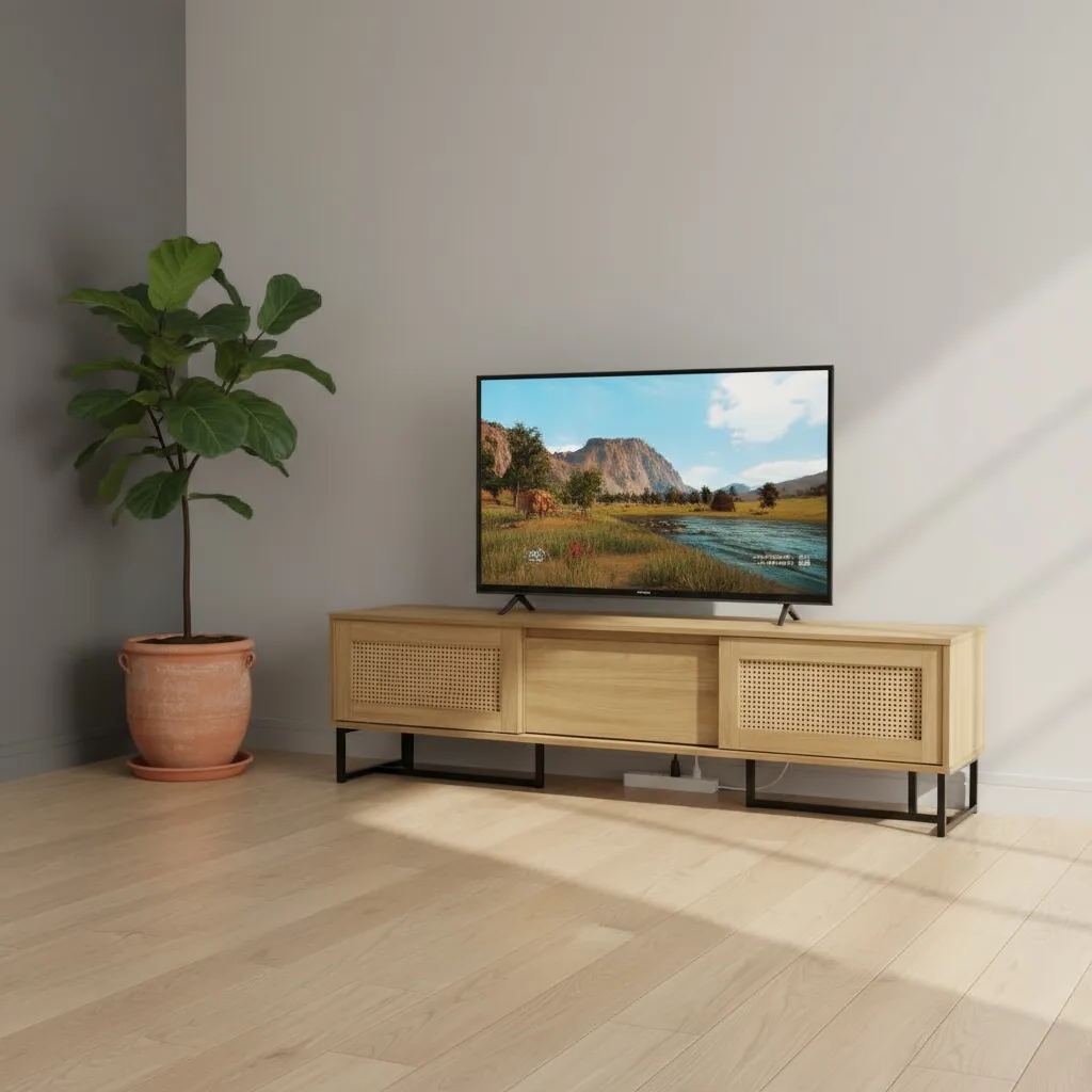 Harper TV Console (Honey Maple)