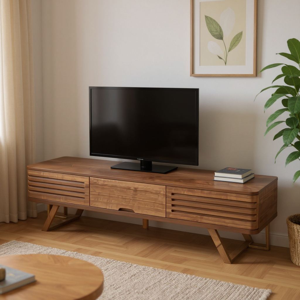 Noceli Paneled TV Console