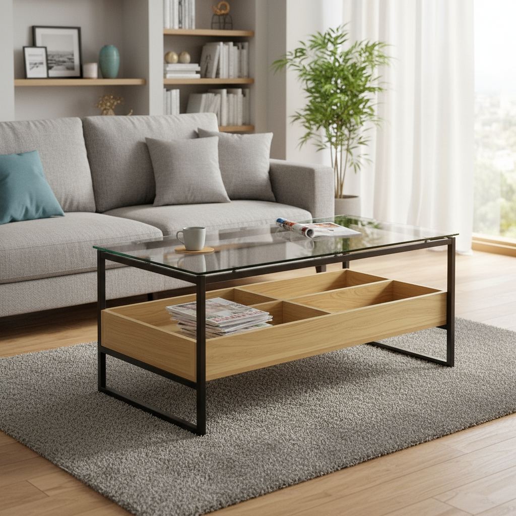 Harper Coffee Table (Honey Maple)