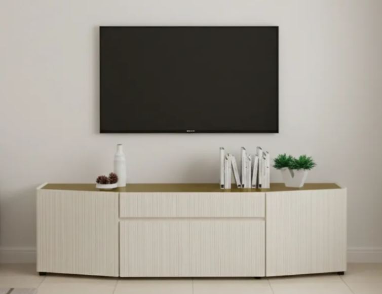Ivory TV Console