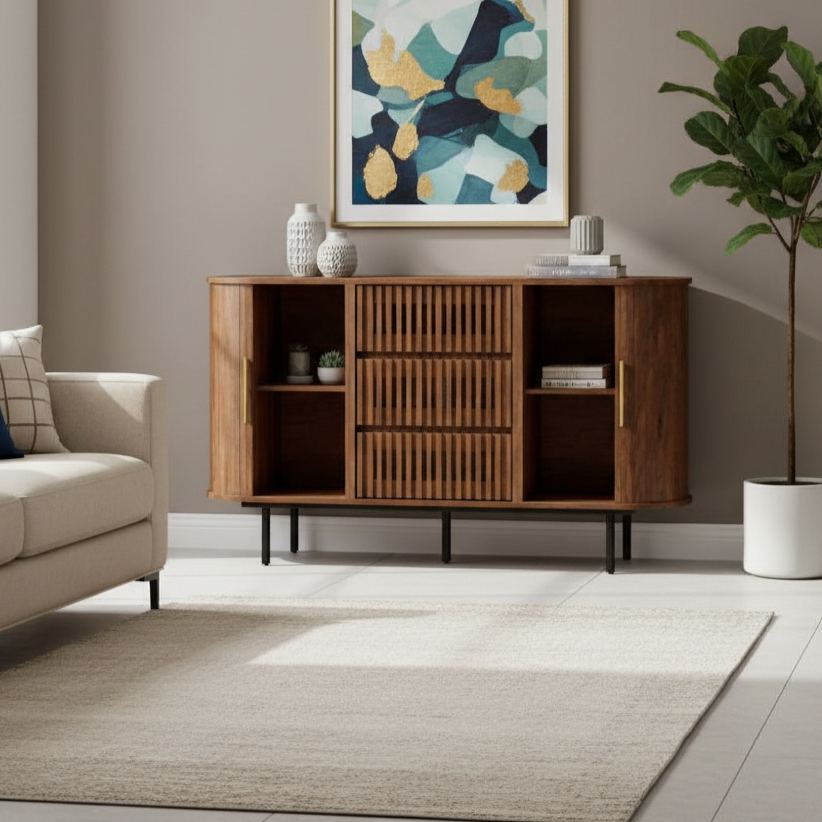 Verta Morden Japandi Buffet Cabinet