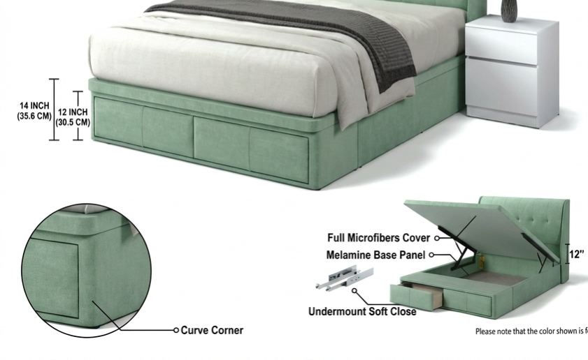 Emery Storage Bed Frame
