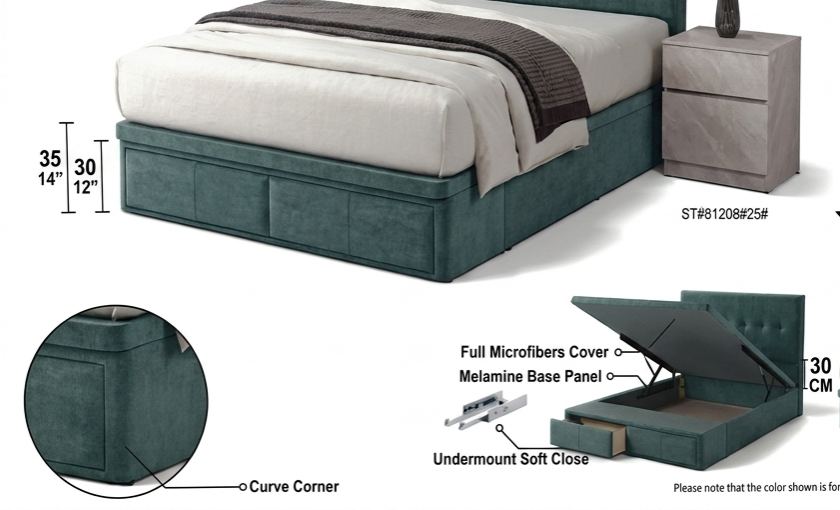Pete Storage Bed Frame