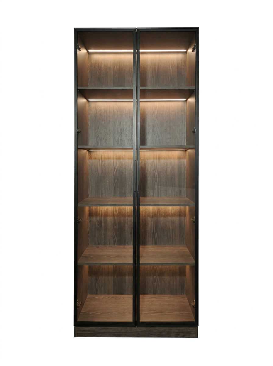 Nora 2 Door Multipurpose Cabinet – Dark Oak