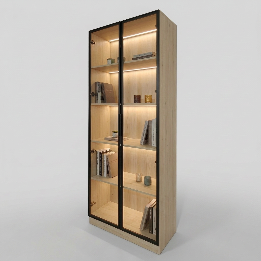 Nora 2 Door Multipurpose Cabinet – Highland Oak