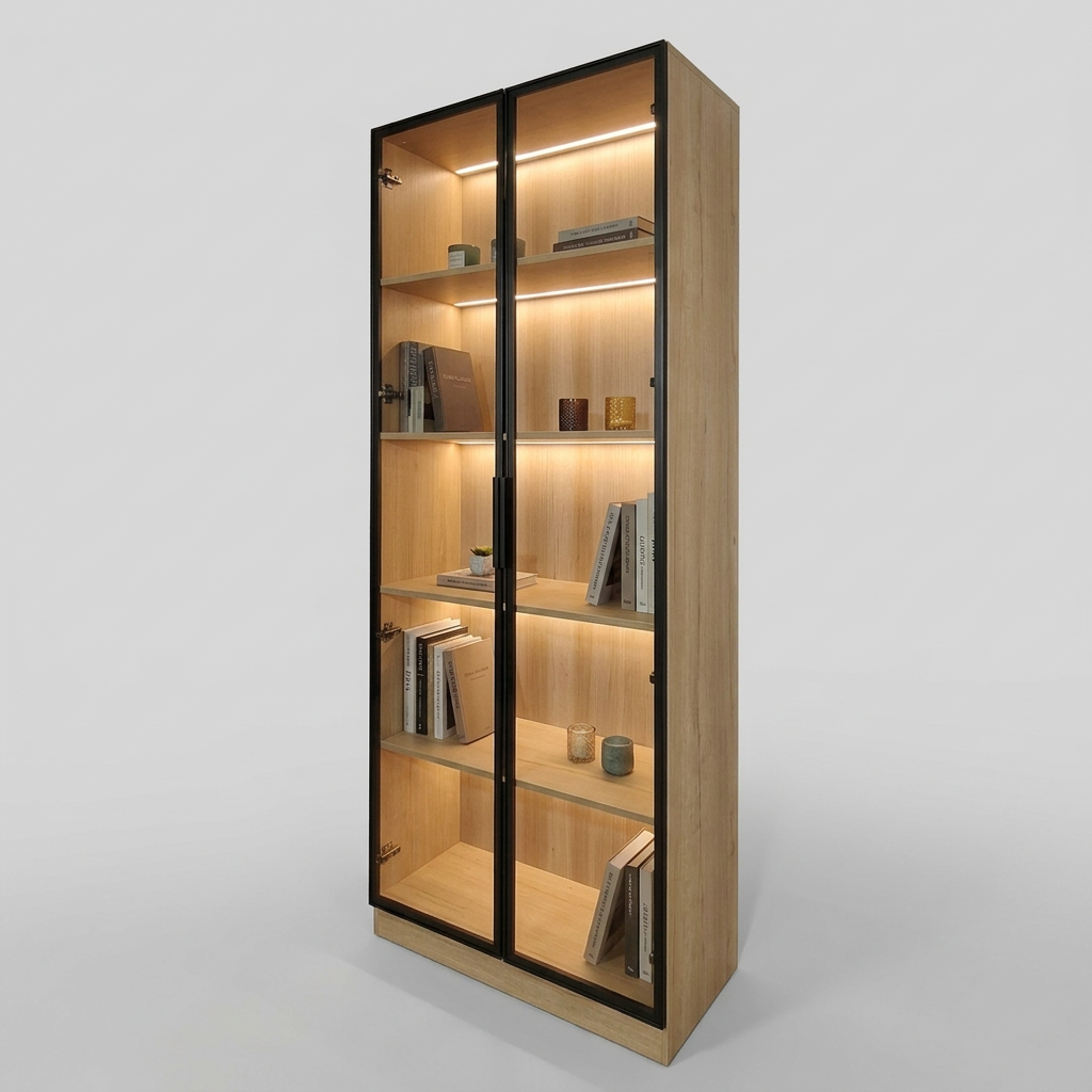 Nora 2 Door Multipurpose Cabinet – Highland Oak