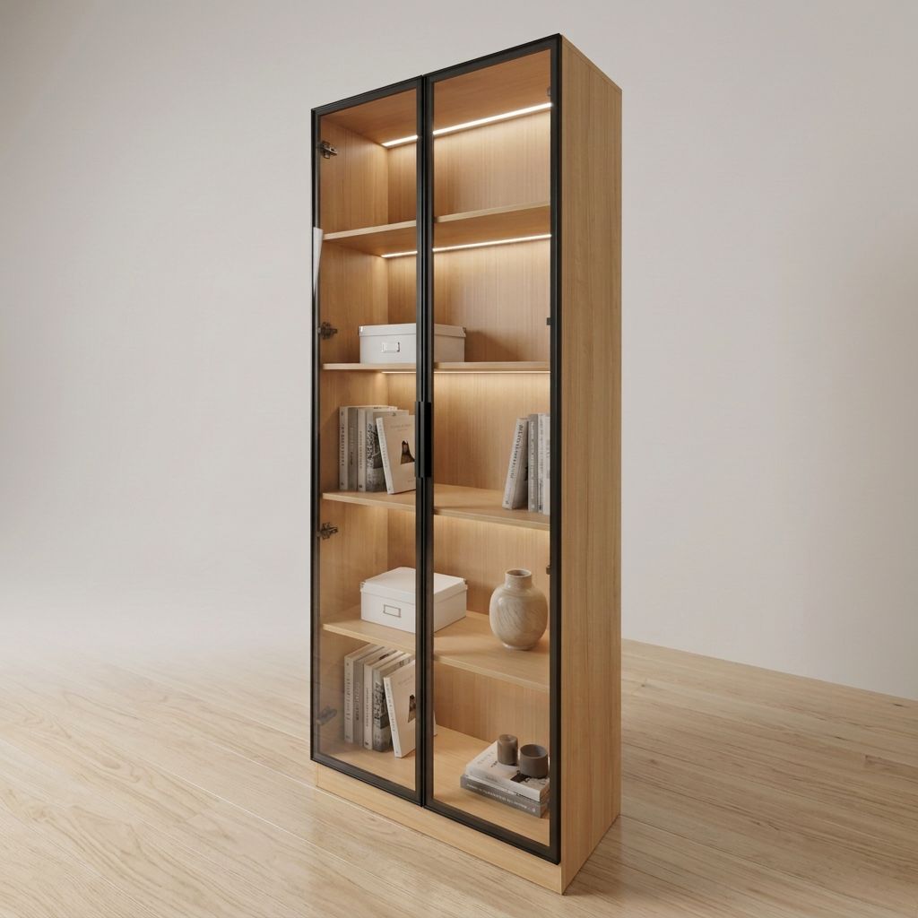 Nora 2 Door Multipurpose Cabinet – Highland Oak