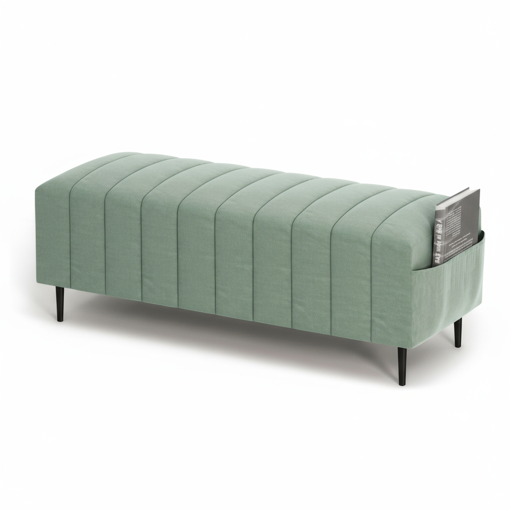 Theodore Fabric Long Bench