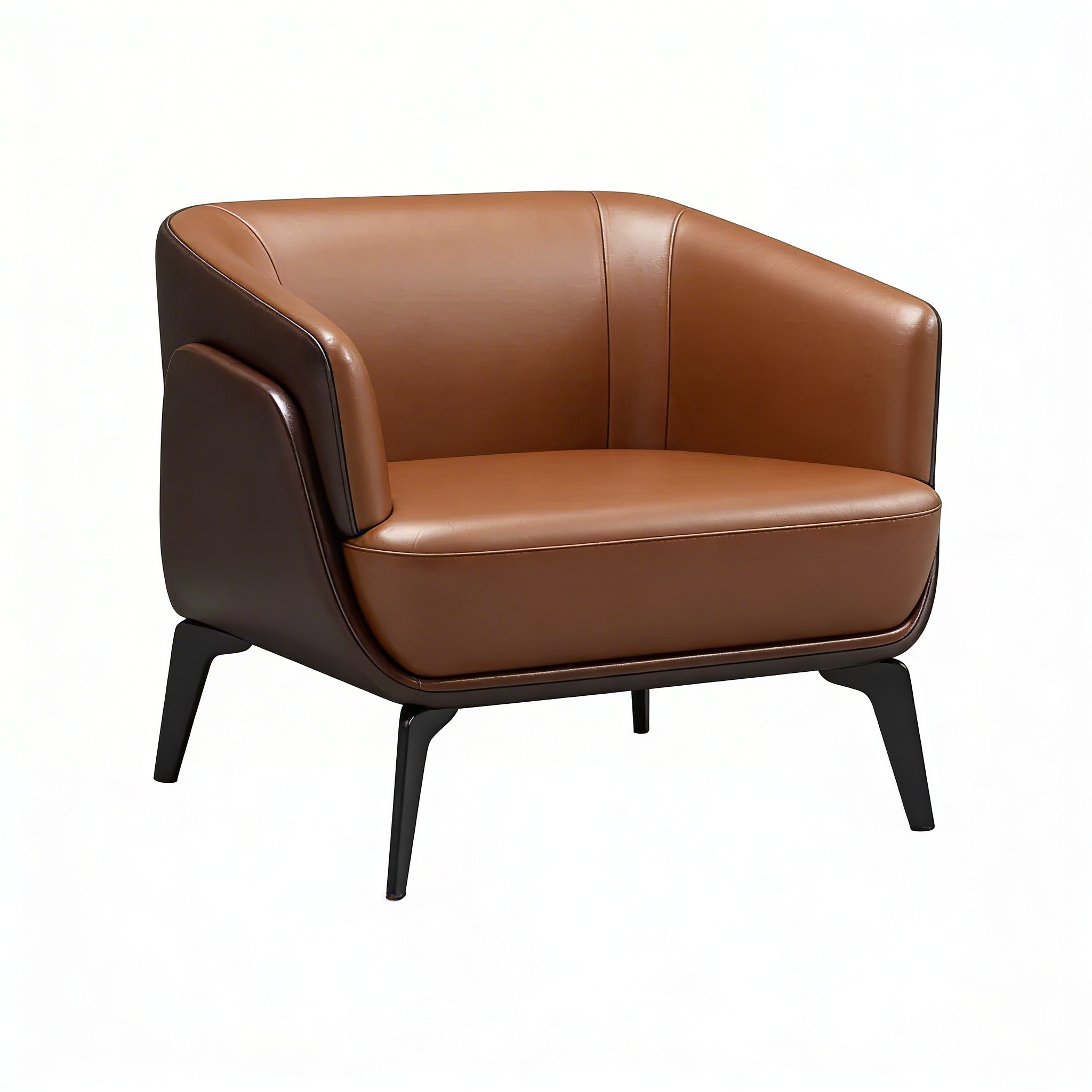 Orlando Leather Two Tone Sofa