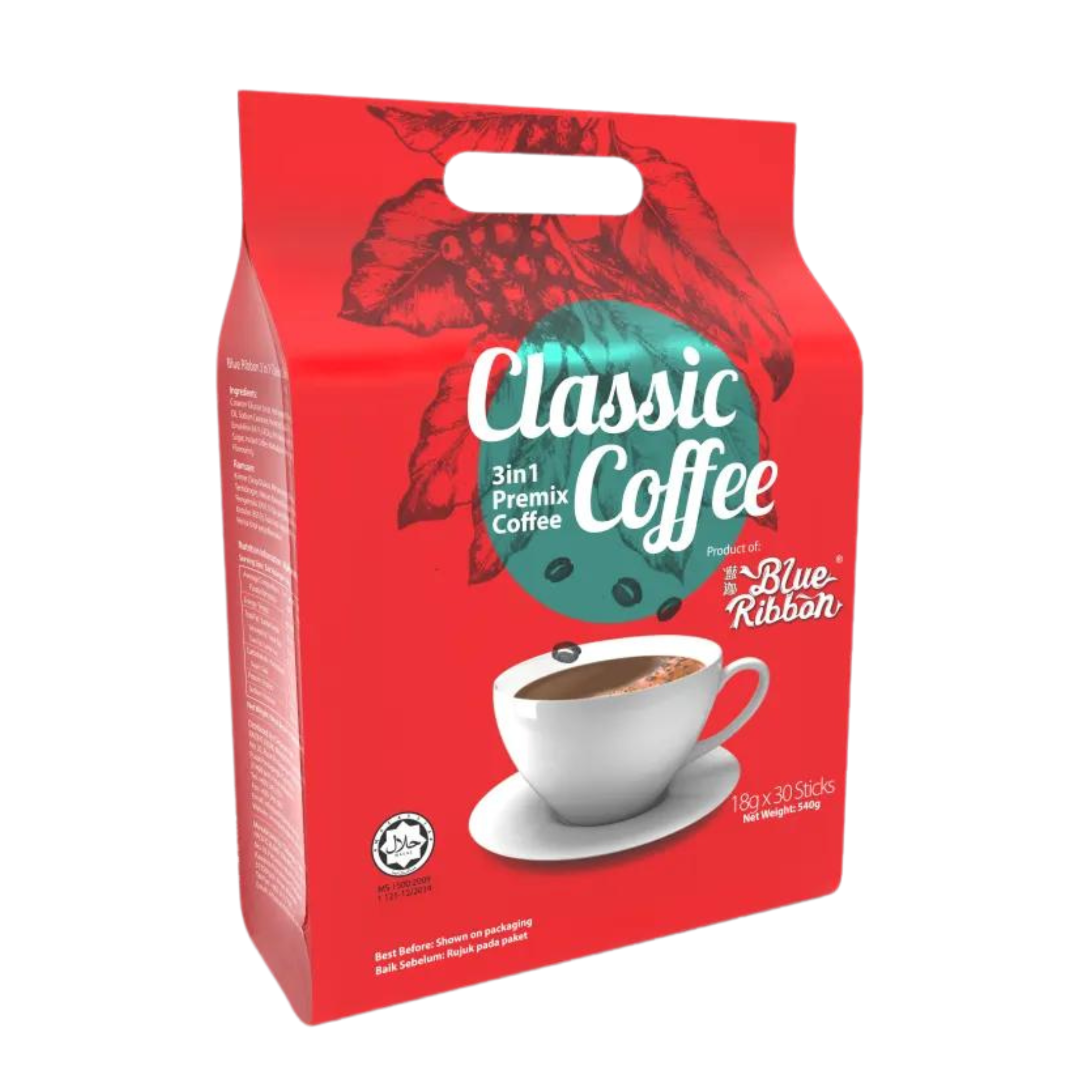 Blue Ribbon 3in1 CLASSIC 18gm Instant Coffee