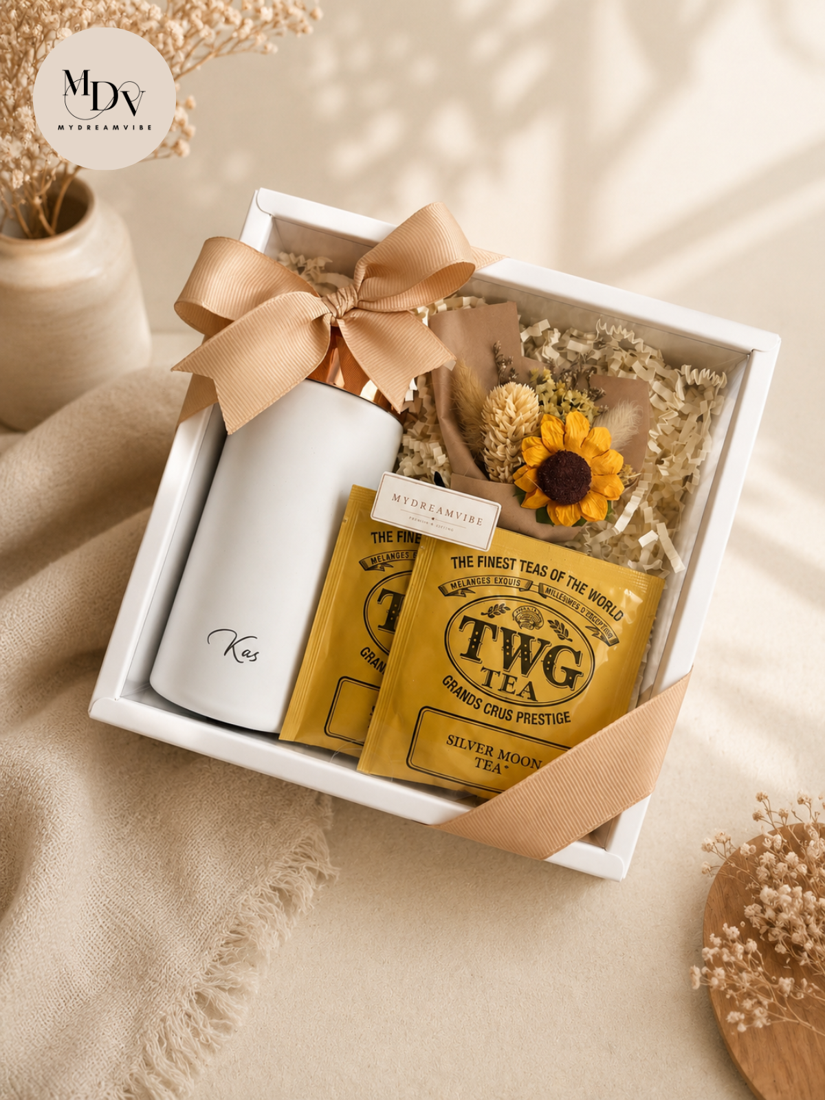 A Sip of Luxury — TWG Tea & Engraved Strainer Flask Gift Set