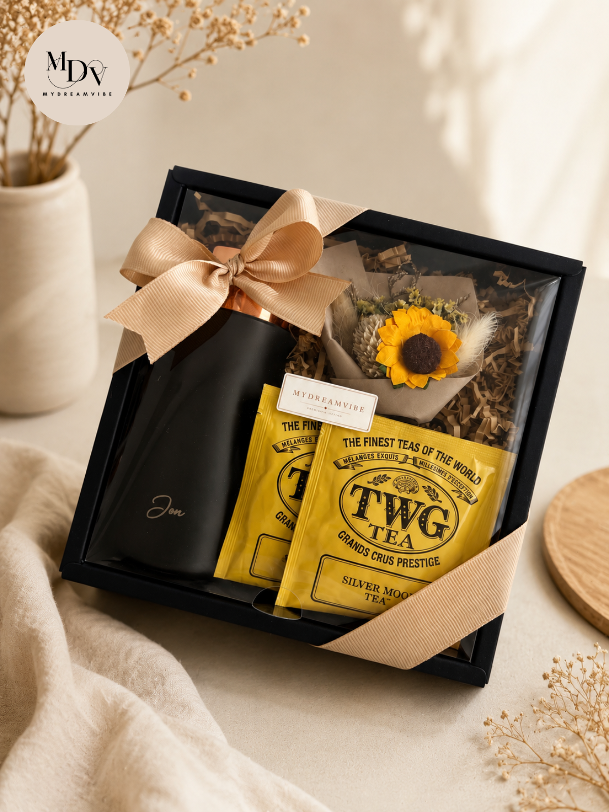 A Sip of Luxury — TWG Tea & Engraved Strainer Flask Gift Set