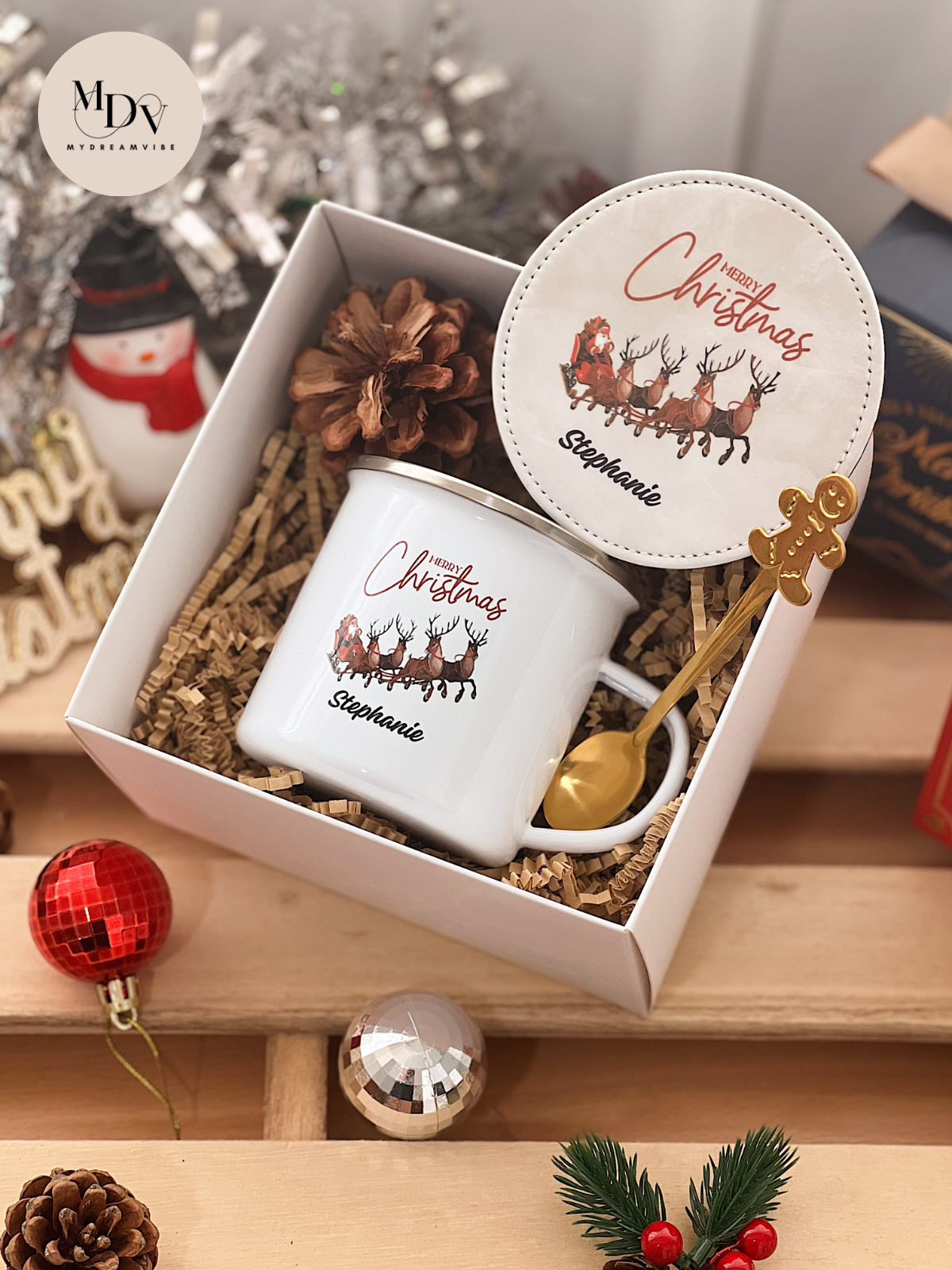 Christmas Gift - FestiveJoy Mug Set