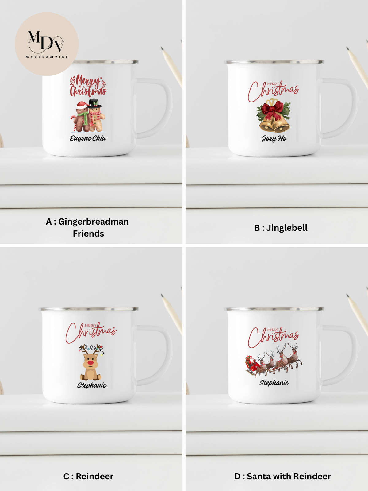 Christmas Gift - FestiveJoy Mug Set