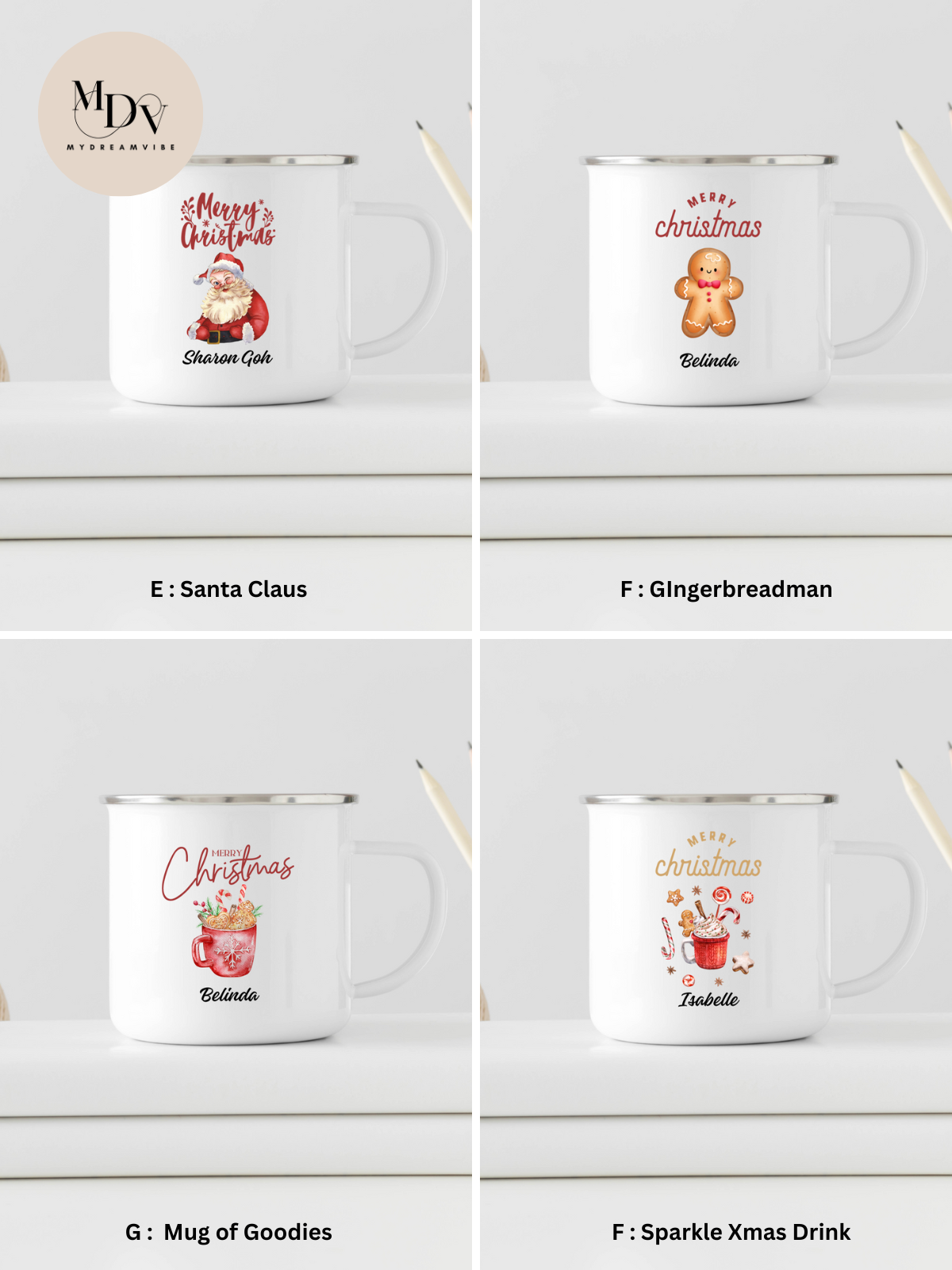 Christmas Gift - FestiveJoy Mug Set