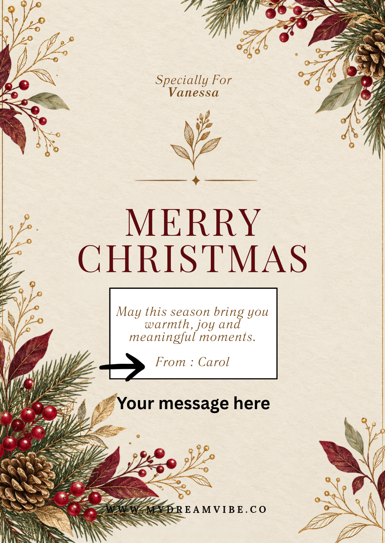 Christmas Warm Wishes: Engraved Flask, Tea & Honey Christmas Gift Set