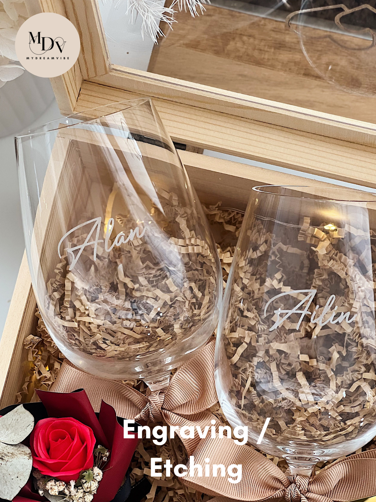 Timeless Toast – Wine Glass Gift Set for Couples