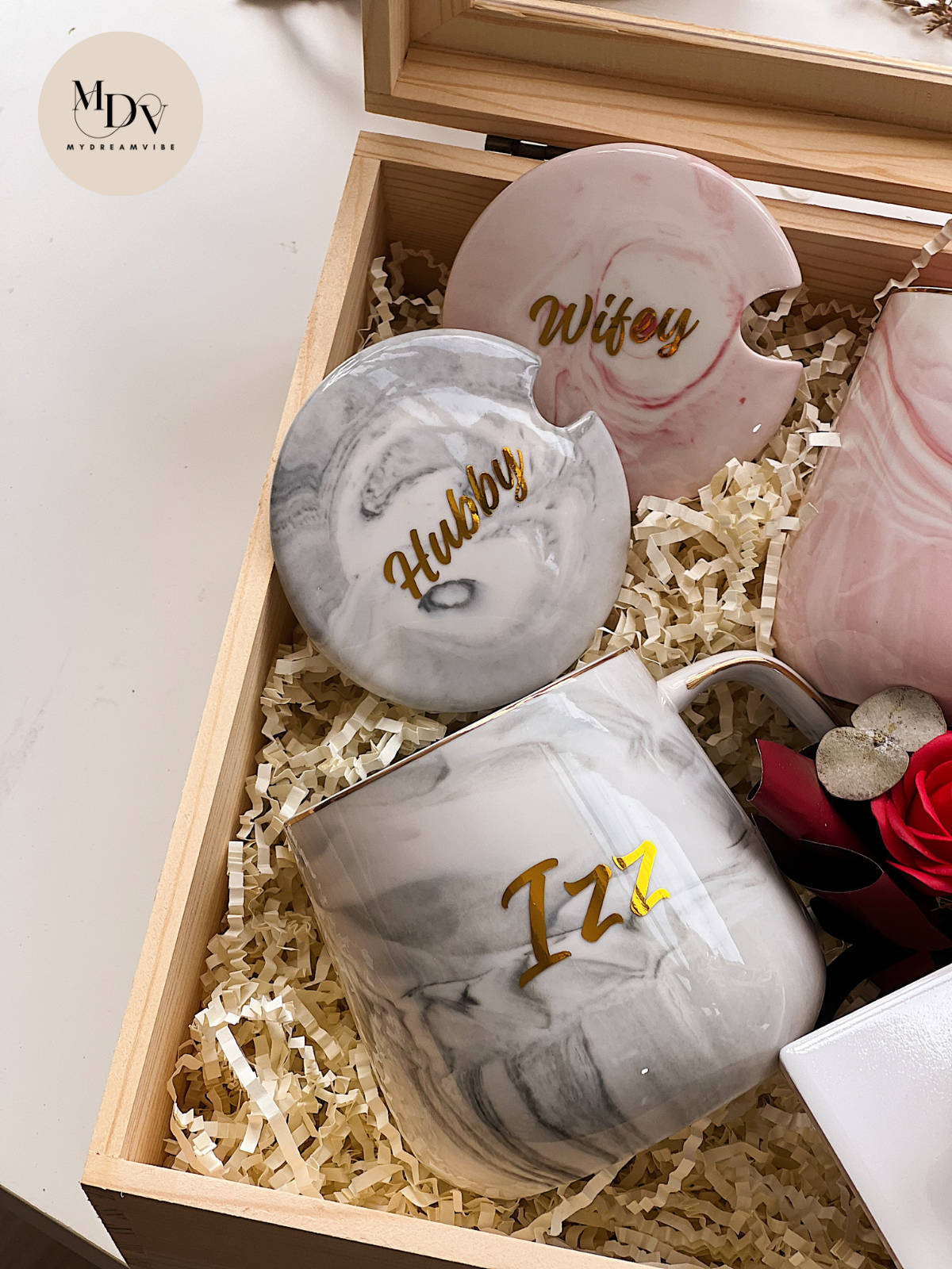 Eternal Union – Couple Marble Mug & Figurine Keepsake Box