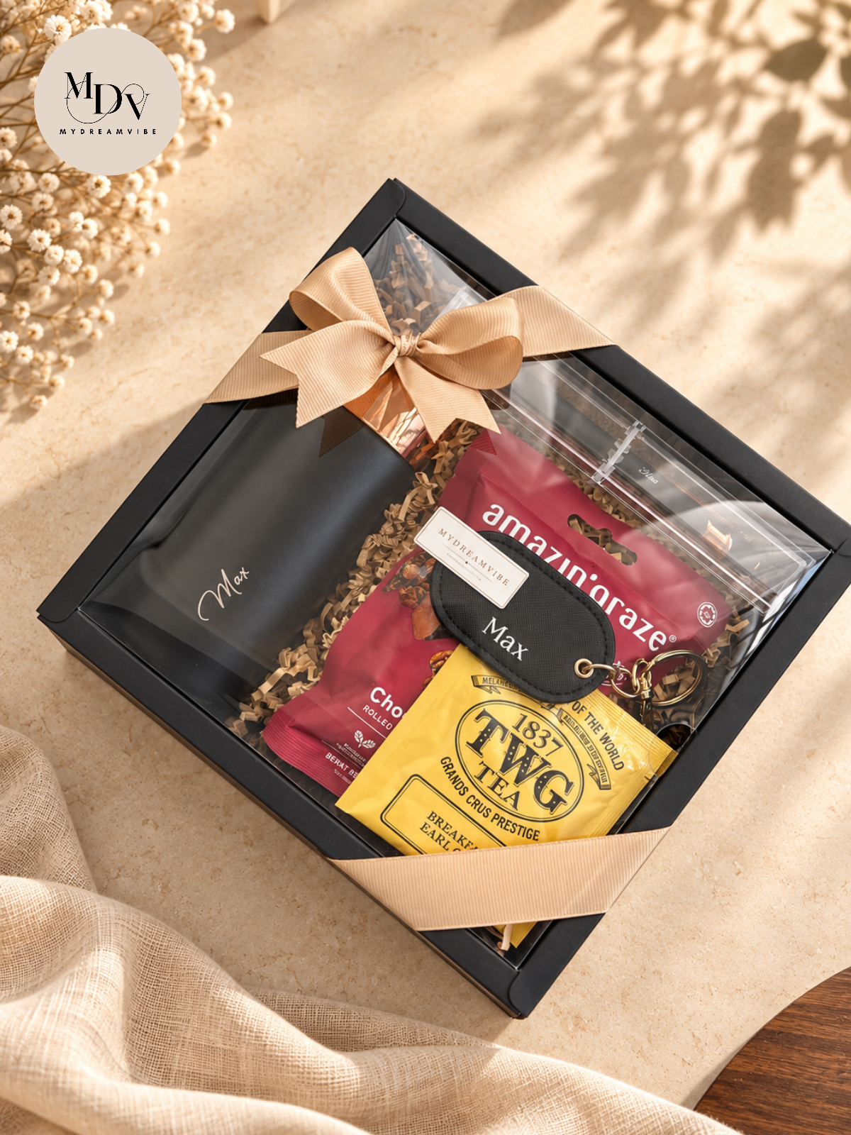 Everyday Luxe — Engraved Flask, Pen & Keychain Gift Set