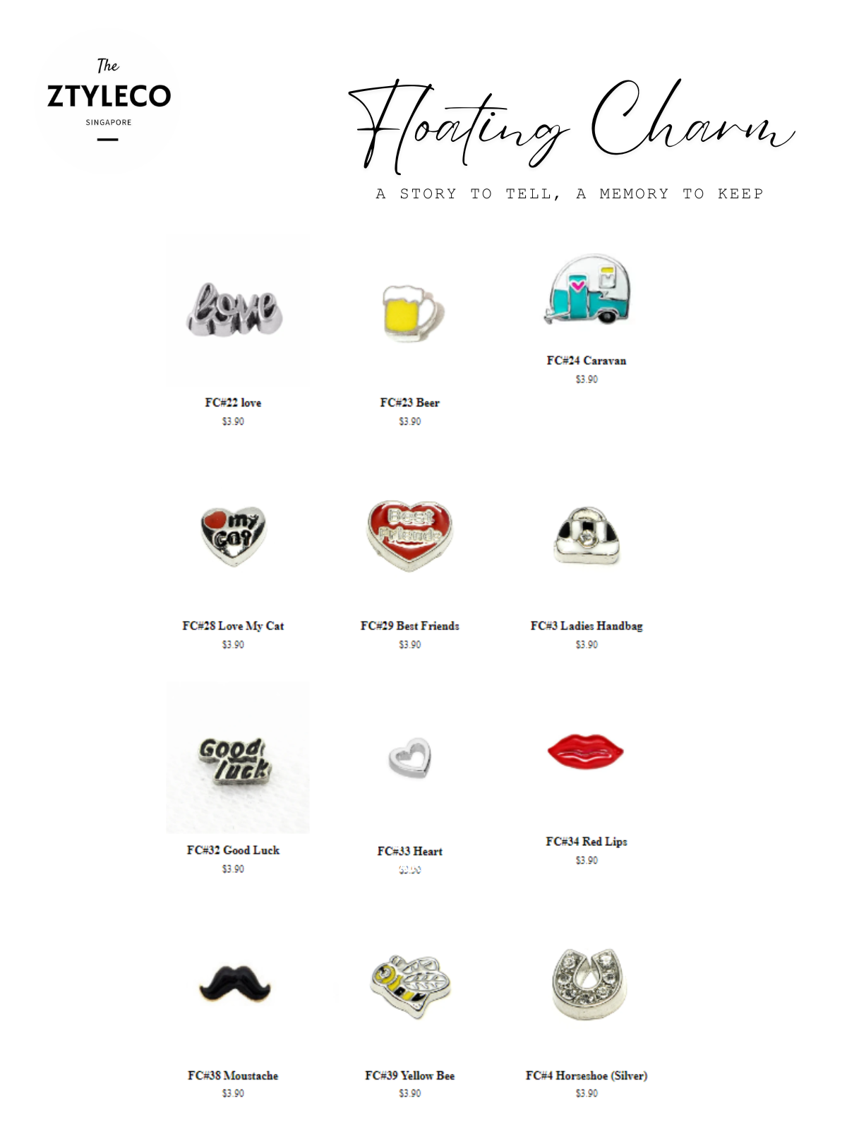 Couple Memory Locket Keychain / Necklace Set