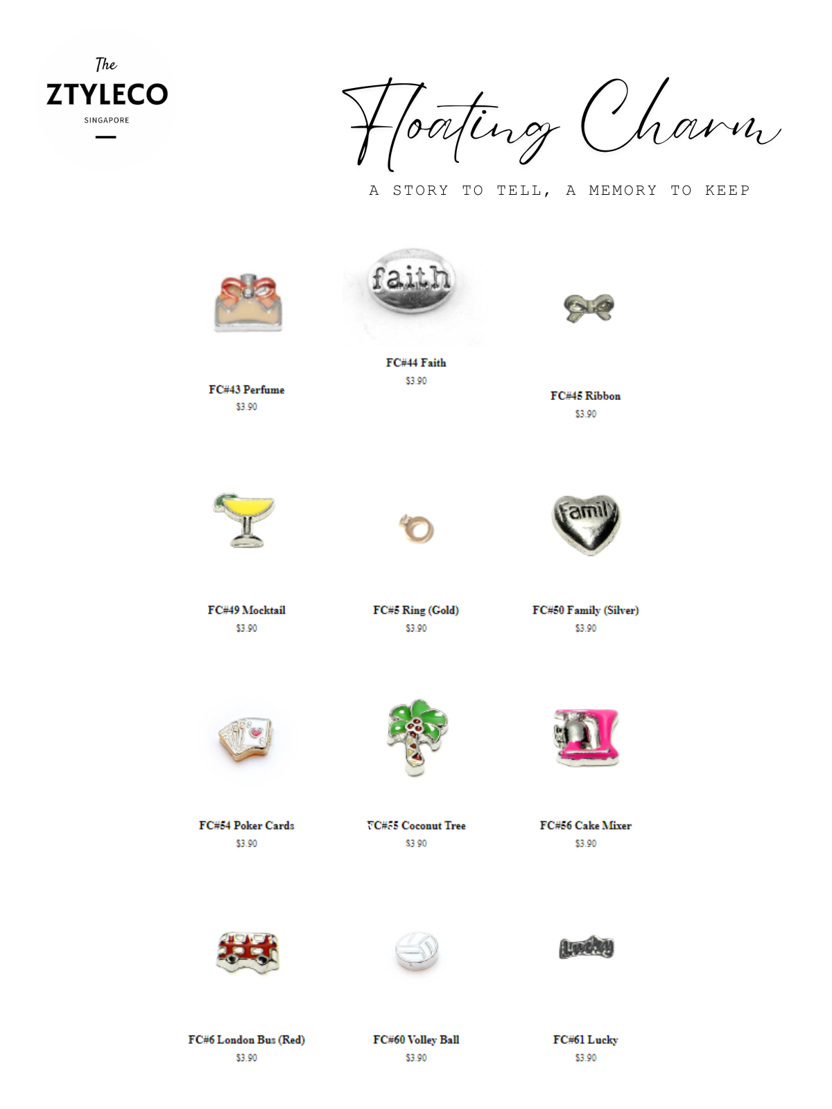 Couple Memory Locket Keychain / Necklace Set