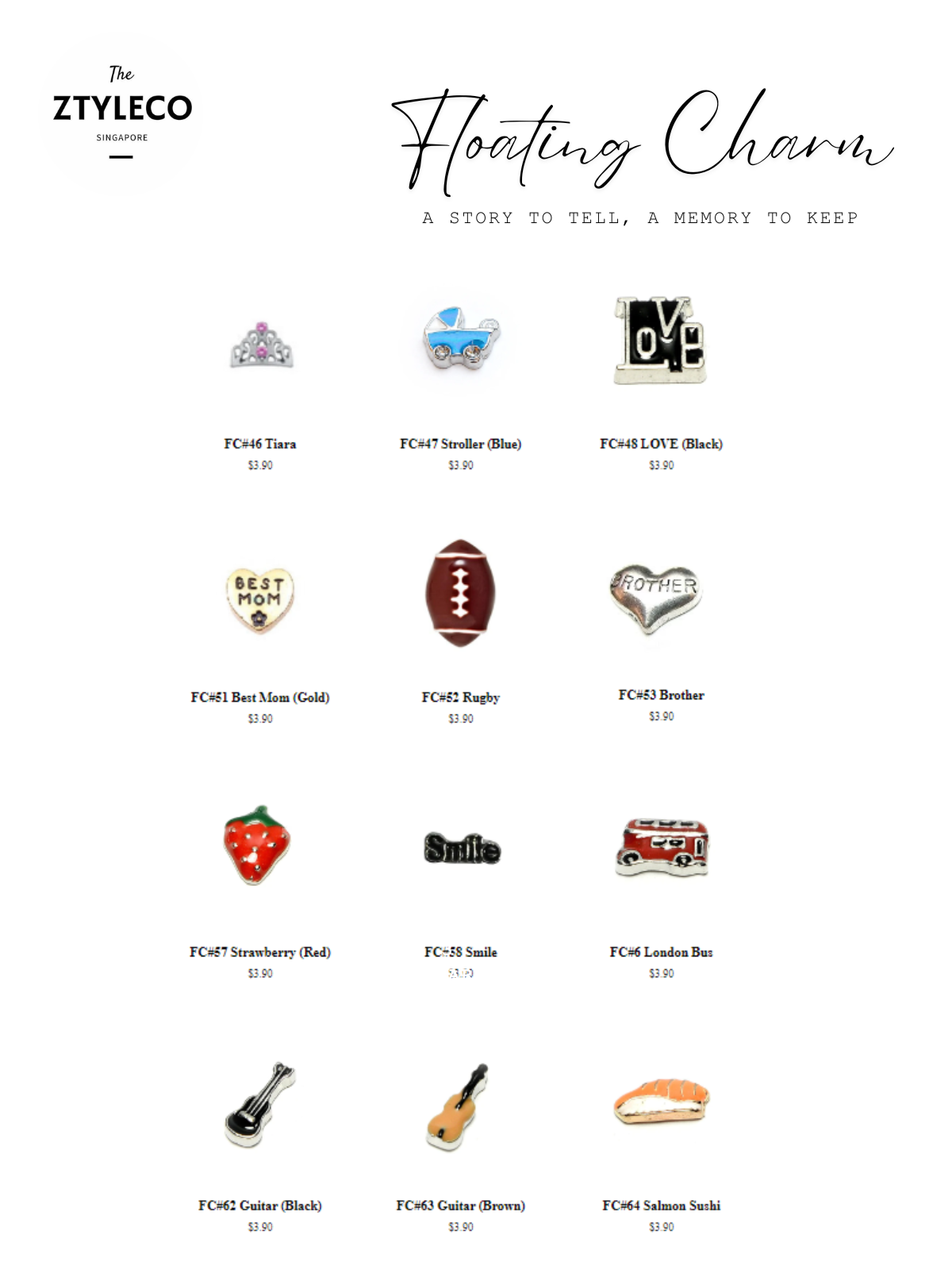 Couple Memory Locket Keychain / Necklace Set