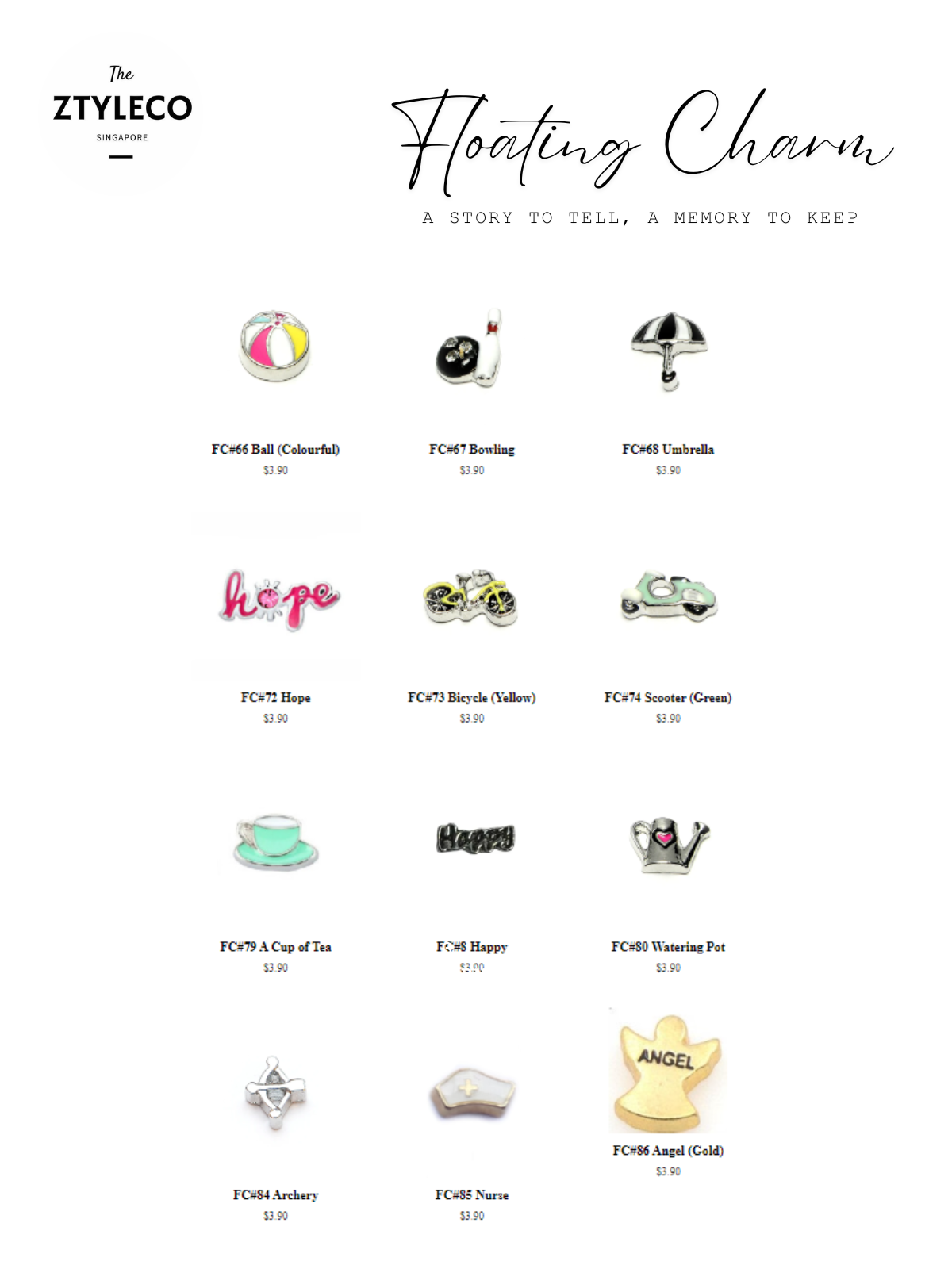 Couple Memory Locket Keychain / Necklace Set