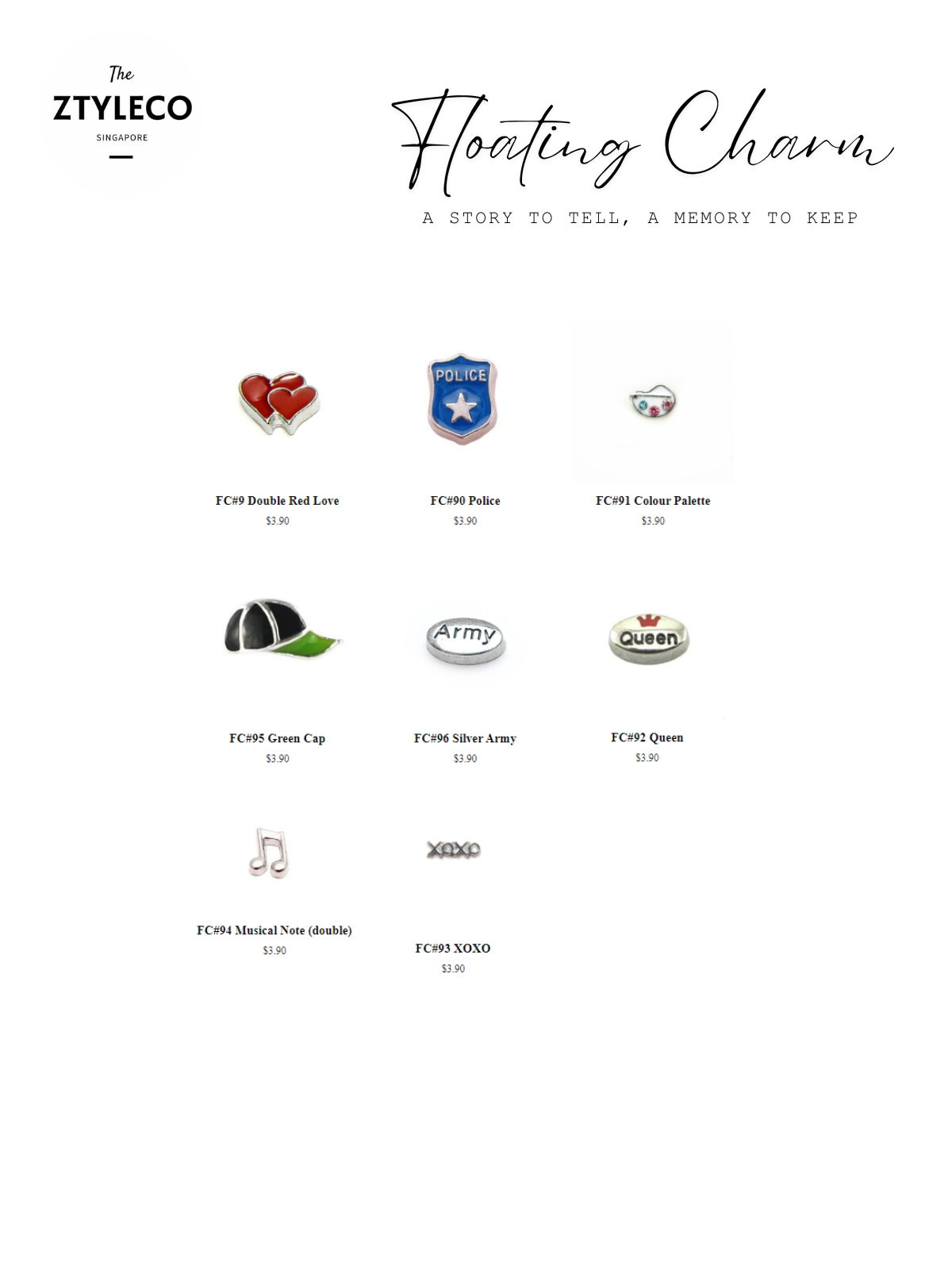 Couple Memory Locket Keychain / Necklace Set