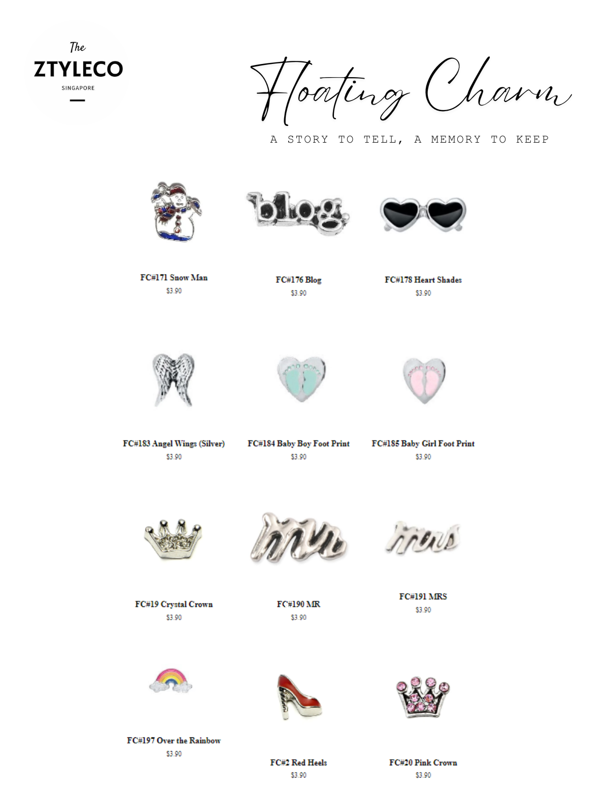 Couple Memory Locket Keychain / Necklace Set