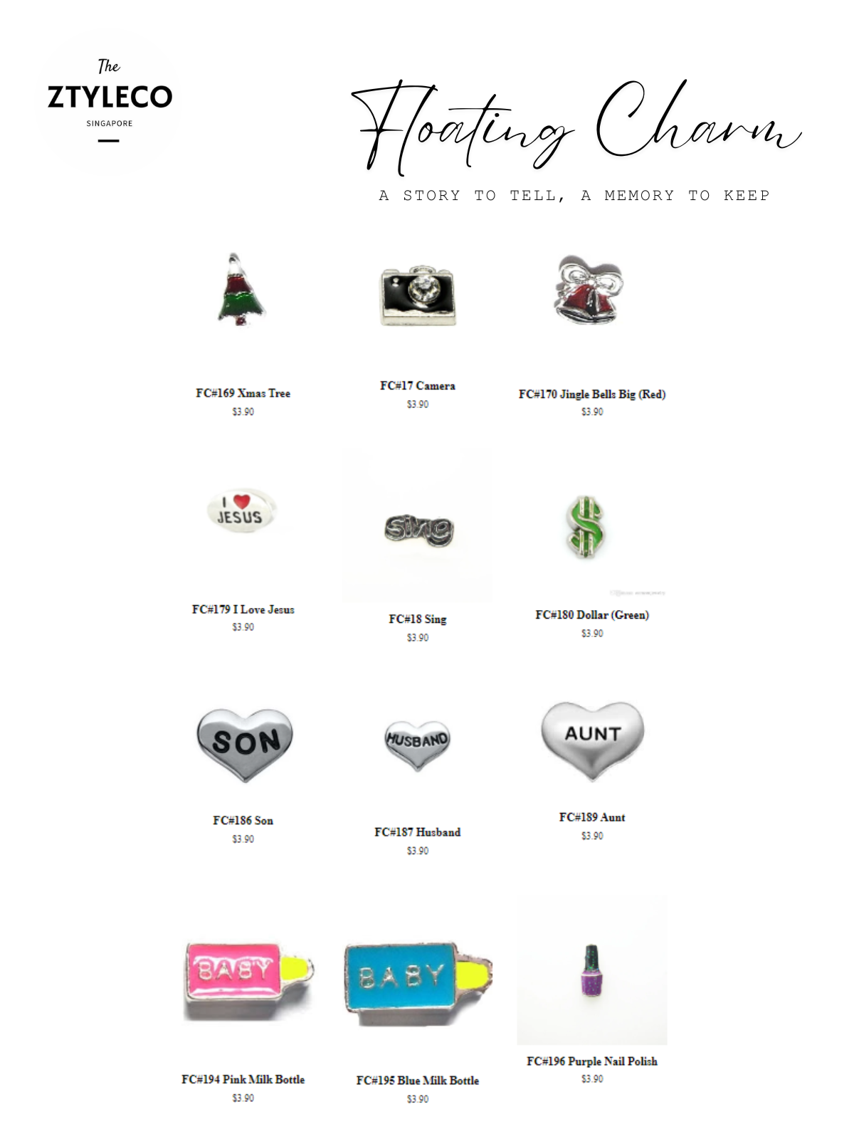 Couple Memory Locket Keychain / Necklace Set