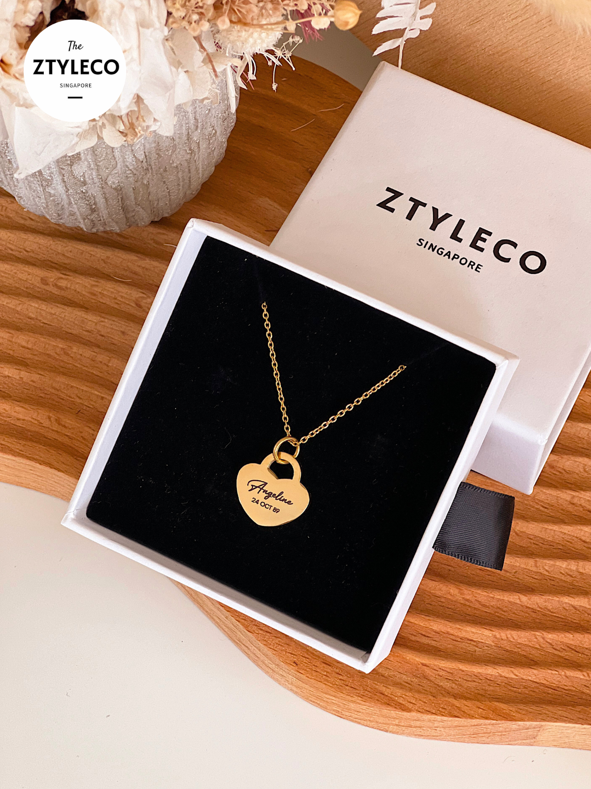 Heart Pendant Necklace / Bracelet - Gold