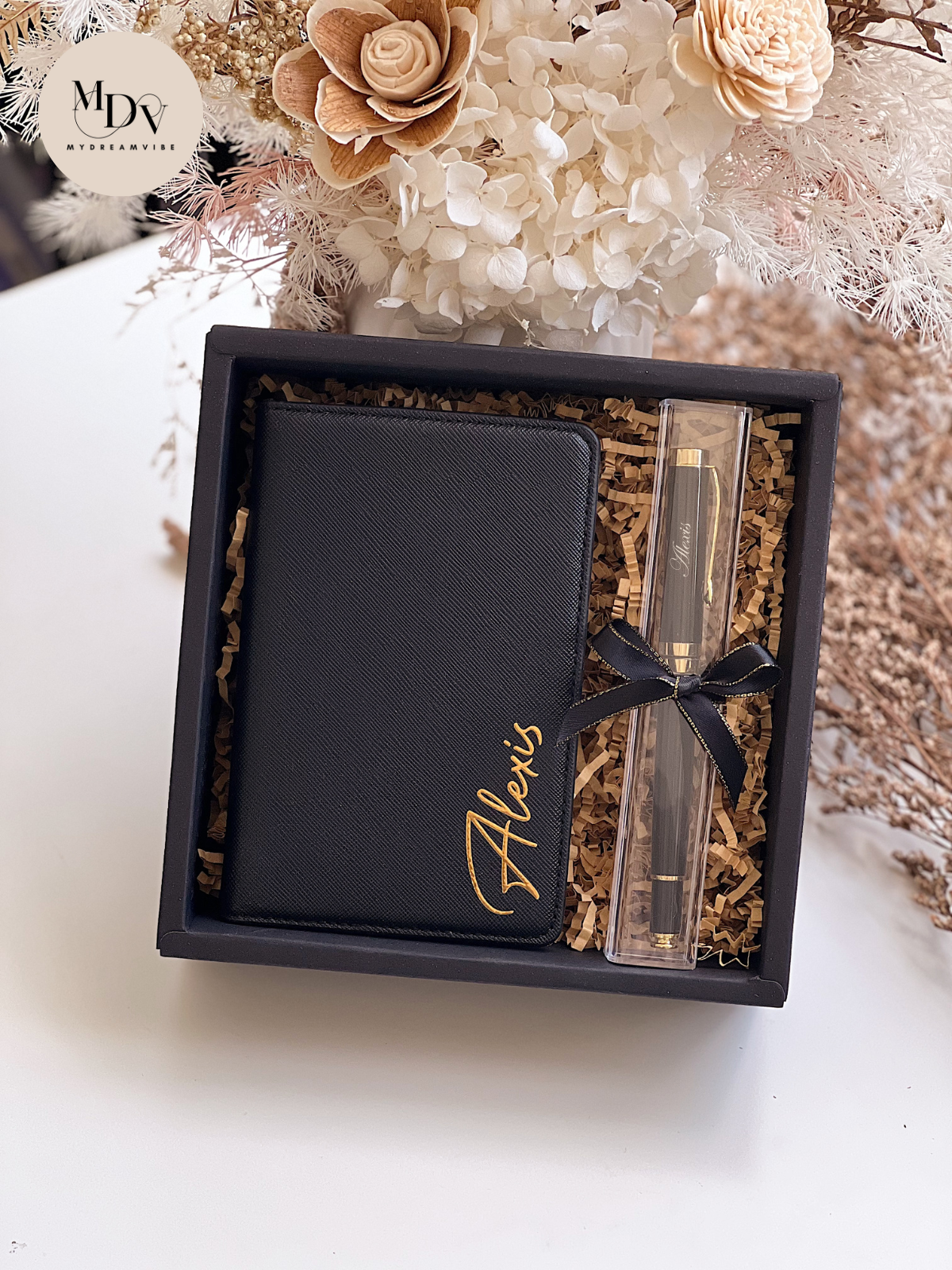 Jet Set Essentials - Personalised Passport Holder & Pen Gift Set