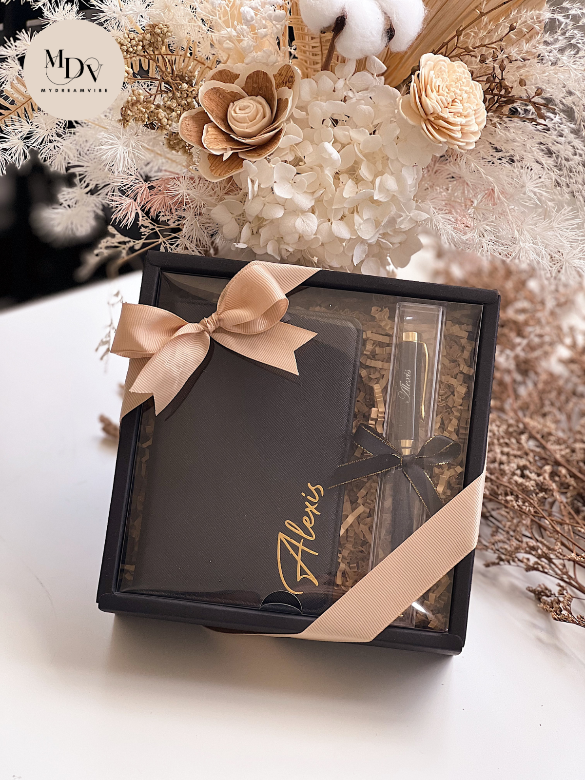 Jet Set Essentials - Personalised Passport Holder & Pen Gift Set