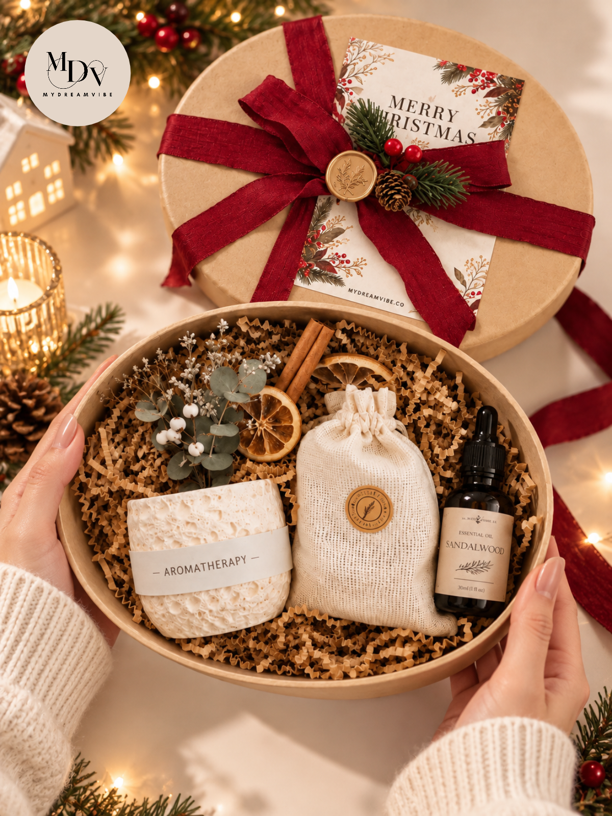 Sandalwood Solstice — Christmas Aromatherapy Gift Set
